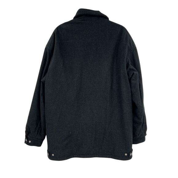 Bogner Goan Thylmann Charcoal Gray Wool Zip Front Coat Jacket Mens Size 44 - Picture 9 of 16